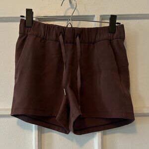 Lululemon Tie Waist Shorts in Mauve -- Size 4